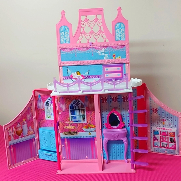 Rare Barbie Mariposa and the Fairy Princess Castle